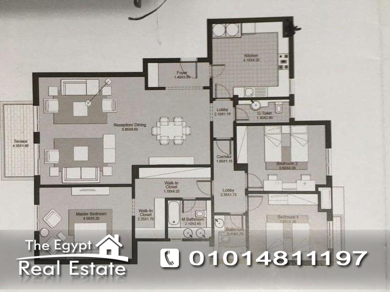 The Egypt Real Estate :Residential Apartments For Sale in Eastown Compound - Cairo - Egypt :Photo#3