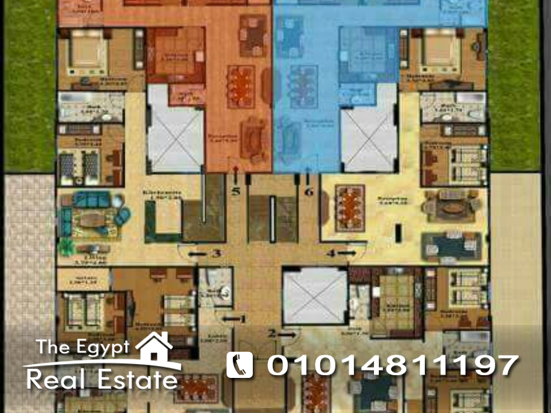 The Egypt Real Estate :Residential Apartments For Sale in Lotus Area - Cairo - Egypt :Photo#2