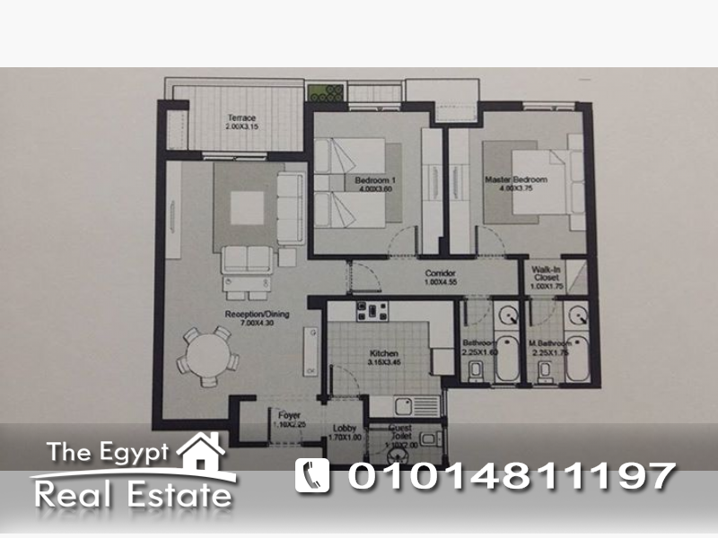The Egypt Real Estate :1651 :Residential Apartments For Sale in  Eastown Compound - Cairo - Egypt