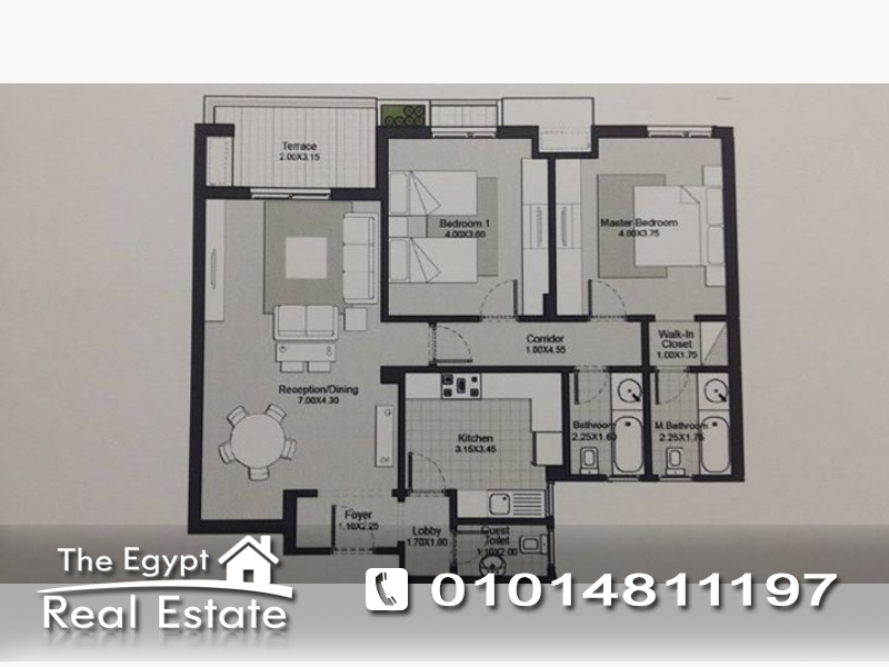 The Egypt Real Estate :Residential Apartments For Sale in Eastown Compound - Cairo - Egypt :Photo#1