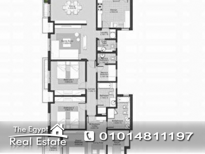 The Egypt Real Estate :Residential Apartments For Sale in Eastown Compound - Cairo - Egypt :Photo#4