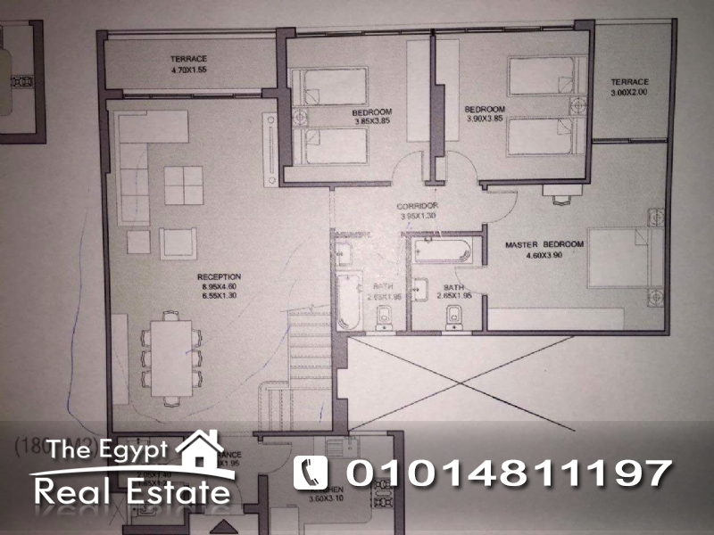 The Egypt Real Estate :Residential Duplex For Sale in New Cairo - Cairo - Egypt :Photo#4