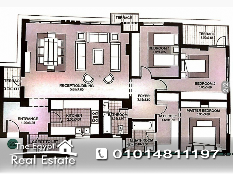 The Egypt Real Estate :Residential Apartments For Sale in Villette Compound - Cairo - Egypt :Photo#2