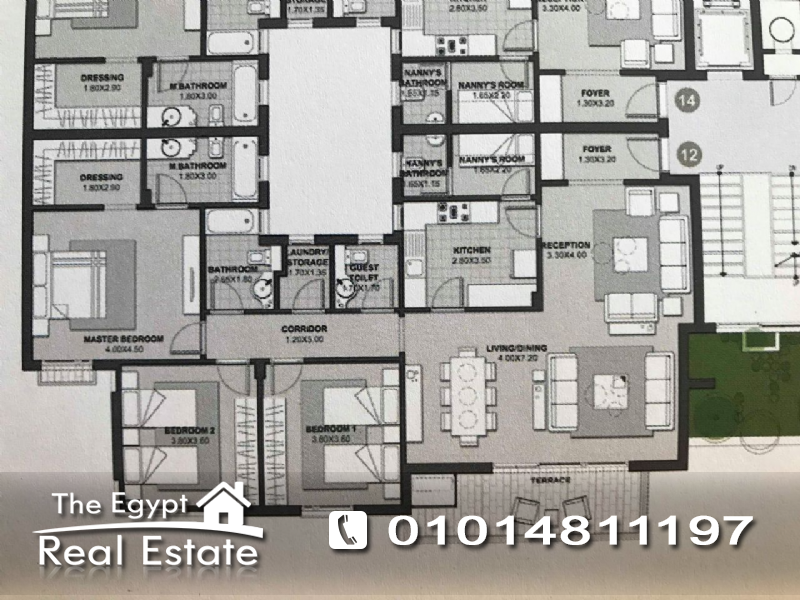 The Egypt Real Estate :2076 :Residential Apartments For Sale in  Eastown Compound - Cairo - Egypt