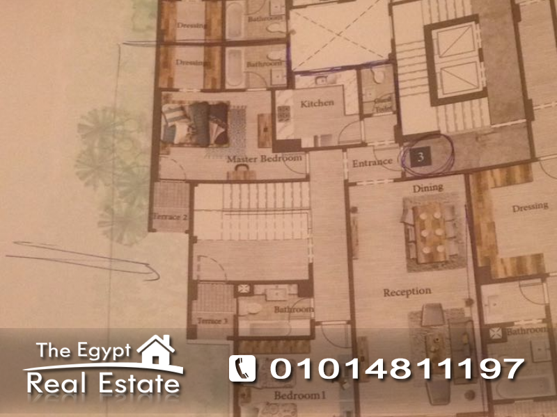 ذا إيجبت ريل إستيت :سكنى بنتهاوس روف للبيع فى كمبوند لافينير - القاهرة - مصر :Photo#4