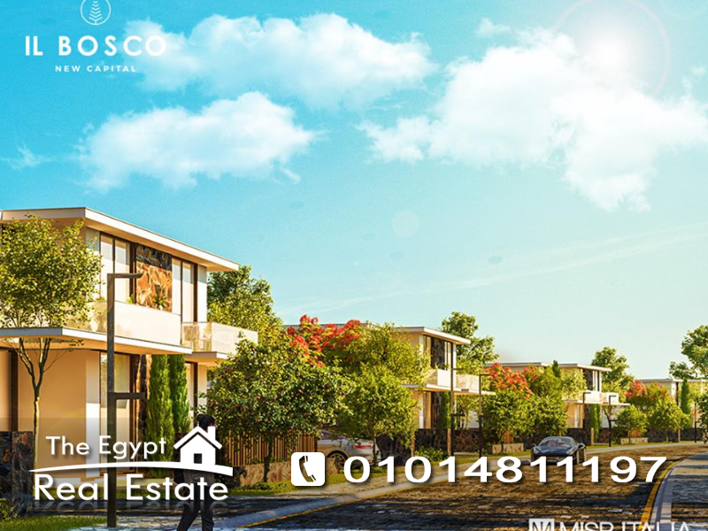 The Egypt Real Estate :Residential Twin House For Sale in  IL Bosco Misr Italia - Cairo - Egypt