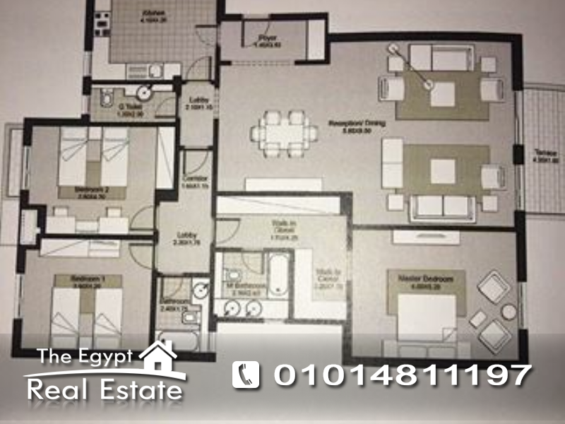 The Egypt Real Estate :Residential Apartments For Sale in Eastown Compound - Cairo - Egypt :Photo#4