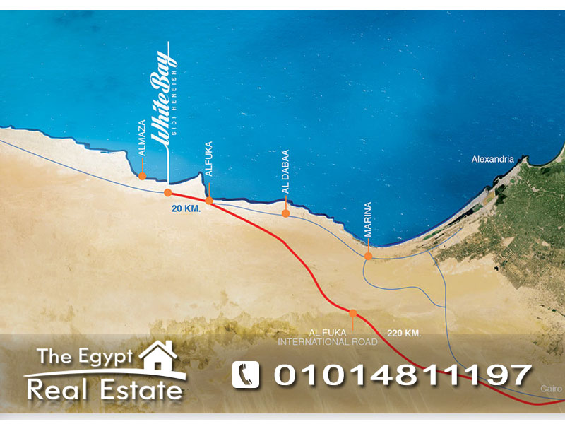The Egypt Real Estate :284 :Vacation Chalet For Sale in White Bay Resort - North Coast / Marsa Matrouh - Egypt