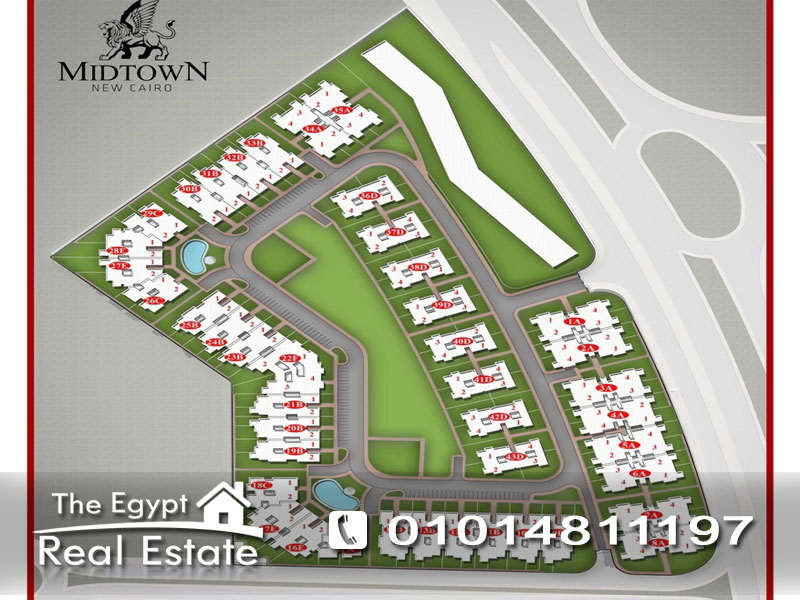 The Egypt Real Estate :460 :Residential Apartments For Sale in  Midtown Compound - Cairo - Egypt