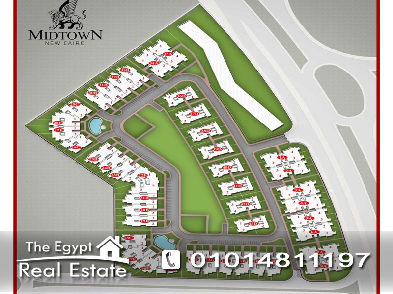 The Egypt Real Estate :460 :Residential Apartments For Sale in Midtown Compound - Cairo - Egypt