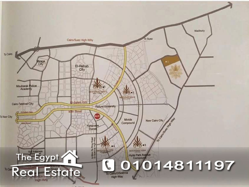 The Egypt Real Estate :Residential Apartments For Sale in Mountain View iCity Compound - Cairo - Egypt :Photo#1