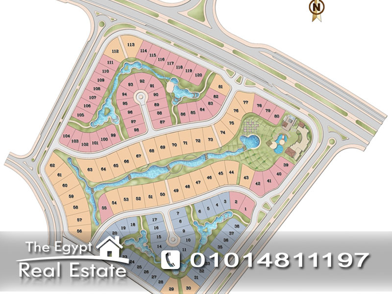 The Egypt Real Estate :625 :Residential Villas For Sale in Gardenia Springs Compound - Cairo - Egypt