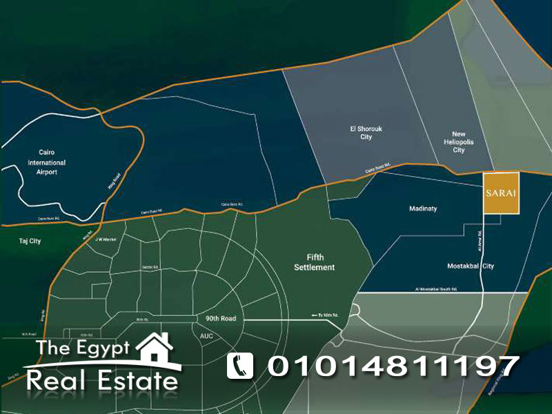 The Egypt Real Estate :850 :Residential Ground Floor For Sale in  Sarai - Cairo - Egypt