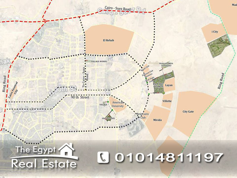 The Egypt Real Estate :Residential Stand Alone Villa For Sale in Palm Hills New Cairo - Cairo - Egypt :Photo#3